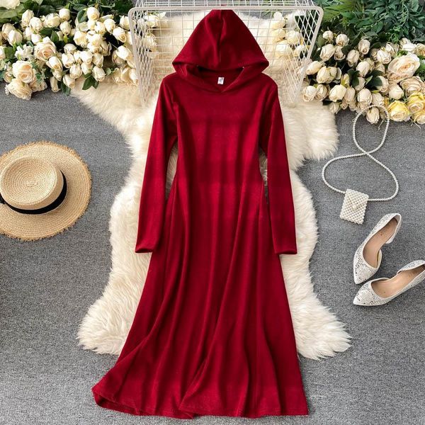 casual dresses foamlina hooded dress women solid autumn korean fashion long sleeve a-line midi female daily pullover vestidos, Black;gray
casual dresses foamlina hooded dress women solid autumn korean fashion long sleeve a-line midi female daily pullover vestidos, Black;gray