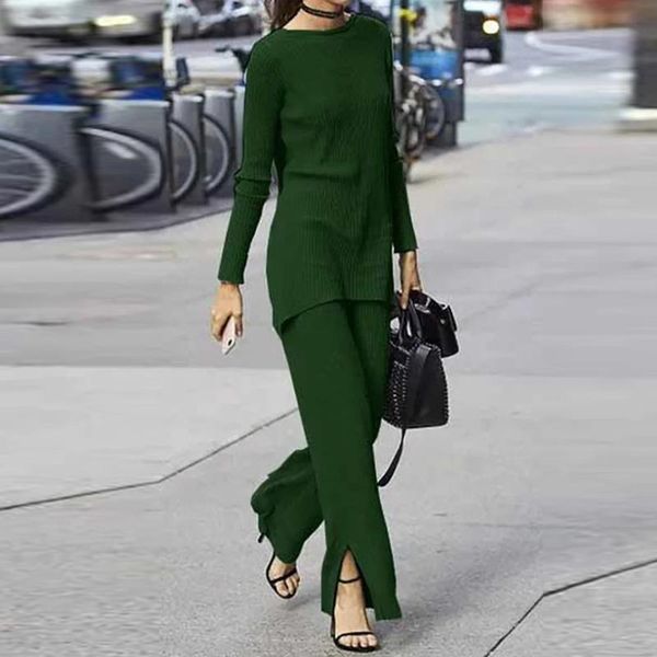 women's two piece pants autumn casual o-neck pullover and long women elegant solid color sets lady winter fashion sleeve suits, White
women's two piece pants autumn casual o-neck pullover and long women elegant solid color sets lady winter fashion sleeve suits, White