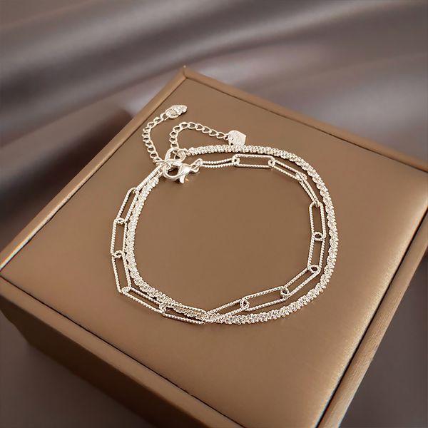 xianlan567 silver pigment ring bracelet female xia ins niche design fashion simple hand rope ins bracelet sipping cold wave light
xianlan567 silver pigment ring bracelet female xia ins niche design fashion simple hand rope ins bracelet sipping cold wave light