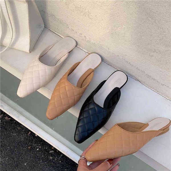 slippers 2021 summer women round toe slides shallow flats heeled slip on sewing design white/black/beige size 35-39 ske7
slippers 2021 summer women round toe slides shallow flats heeled slip on sewing design white/black/beige size 35-39 ske7