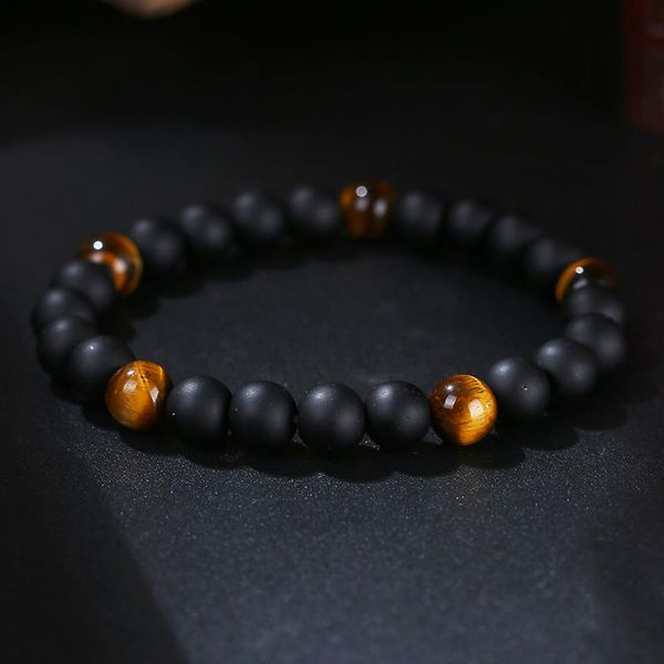 charm bracelets minimalist natural stone beaded bracelet male 8mm black for mens handmade jewelry pulseras hombre 2021 armband, Golden;silver
charm bracelets minimalist natural stone beaded bracelet male 8mm black for mens handmade jewelry pulseras hombre 2021 armband, Golden;silver