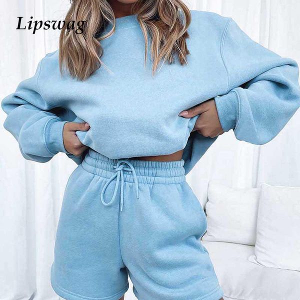 women's tracksuits autumn hoodie 2 piece set women long sleeve o neck sweatshirt + casual elastic waist drawsting shorts solid sport ou, Gray
women's tracksuits autumn hoodie 2 piece set women long sleeve o neck sweatshirt + casual elastic waist drawsting shorts solid sport ou, Gray