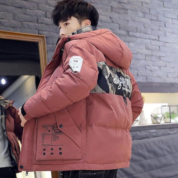 men's down & parkas winter coat men 2021 korean fashion cotton padded jacket college students high school, Black
men's down & parkas winter coat men 2021 korean fashion cotton padded jacket college students high school, Black