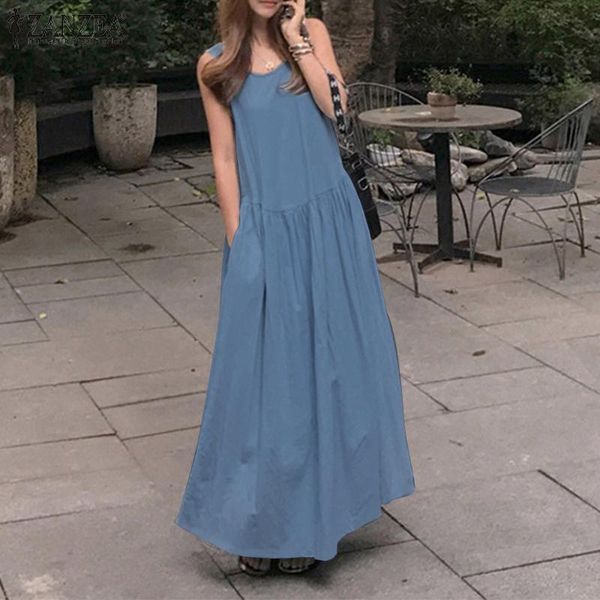 casual dresses sleeveless tank ol vestidos fashion denim blue maxi dress women summer sundress 2022 female pleated robe, Black;gray
casual dresses sleeveless tank ol vestidos fashion denim blue maxi dress women summer sundress 2022 female pleated robe, Black;gray