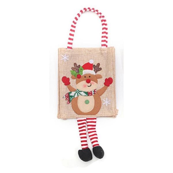 gift wrap christmas decoration cute linen machine embroidered tote bag with foot candy tree
gift wrap christmas decoration cute linen machine embroidered tote bag with foot candy tree