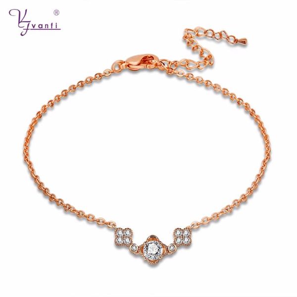 kfvanfi women copper jewelry white gold rose color bracelet crystal link chain link,, Black
kfvanfi women copper jewelry white gold rose color bracelet crystal link chain link,, Black
