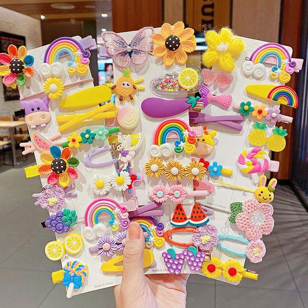 hair accessories 10/14pcs/set girls cute colorful cartoon flower hairpins kids sweet clips barrettes headband fashion, Slivery;white
hair accessories 10/14pcs/set girls cute colorful cartoon flower hairpins kids sweet clips barrettes headband fashion, Slivery;white