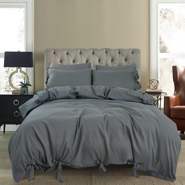 bedding sets simple solid color tape set (tie bow) quilt cover pillowcase /twin,,king 3 sizes available
bedding sets simple solid color tape set (tie bow) quilt cover pillowcase /twin,,king 3 sizes available