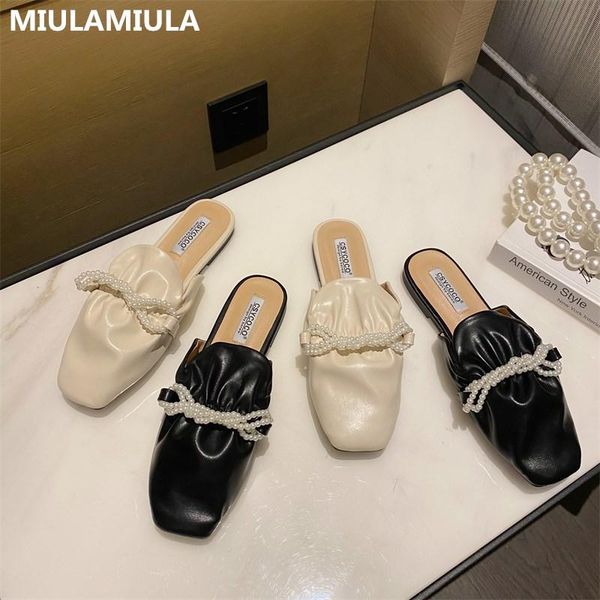 slippers korean fashion square toe string bead flat leather brand designer socofy ladies shoes slip on loafers mules casual, Black
slippers korean fashion square toe string bead flat leather brand designer socofy ladies shoes slip on loafers mules casual, Black