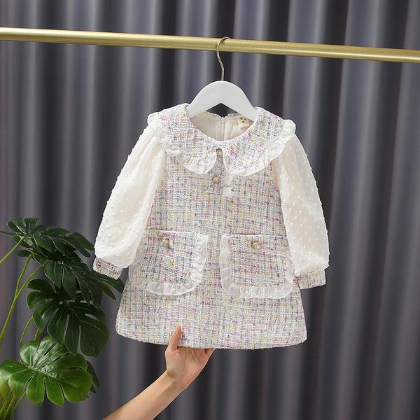 girl's dresses spring autumn period baby girls dress brim children princess cute lace long sleeves girl cloths kids, Red;yellow
girl's dresses spring autumn period baby girls dress brim children princess cute lace long sleeves girl cloths kids, Red;yellow
