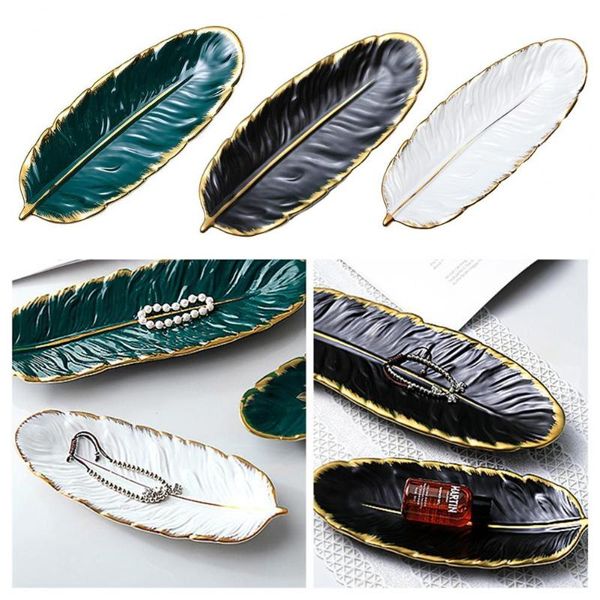 dishes & plates european style dinner feather shape porcelain dining plate serving storage dish tray platos de cena
dishes & plates european style dinner feather shape porcelain dining plate serving storage dish tray platos de cena