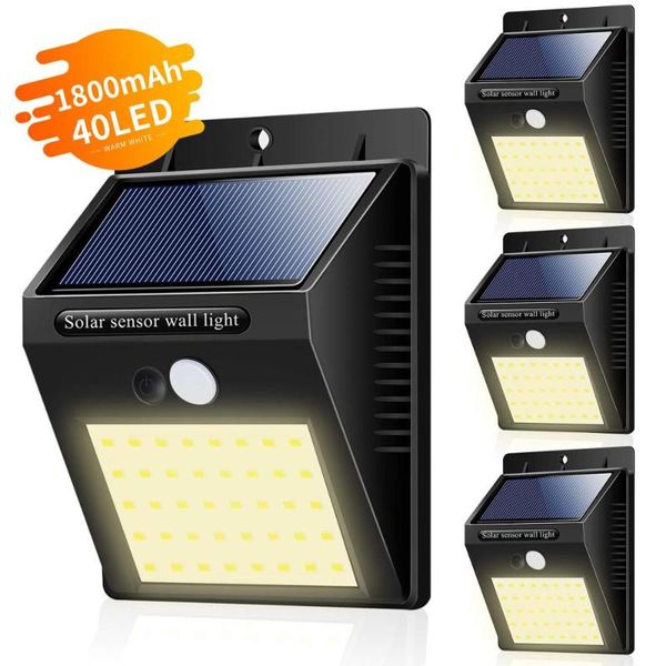 solar lamps warm white 40 led motion sensor lights 1/2/4 pcs outdoor waterproof wireless security for garden
solar lamps warm white 40 led motion sensor lights 1/2/4 pcs outdoor waterproof wireless security for garden