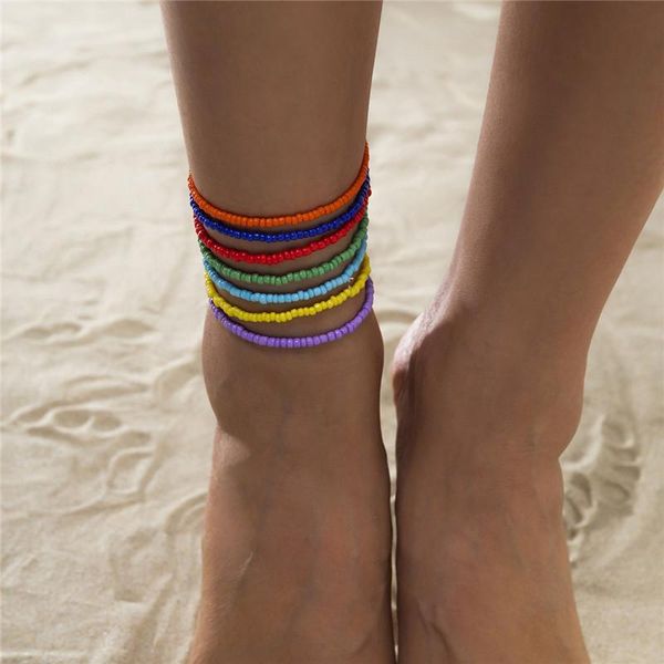 anklets simple colorful beads elasticity bracelets set rainbow stackable beaded handmade anklet barefoot beach jewelry 7pcs gift, Red;blue
anklets simple colorful beads elasticity bracelets set rainbow stackable beaded handmade anklet barefoot beach jewelry 7pcs gift, Red;blue