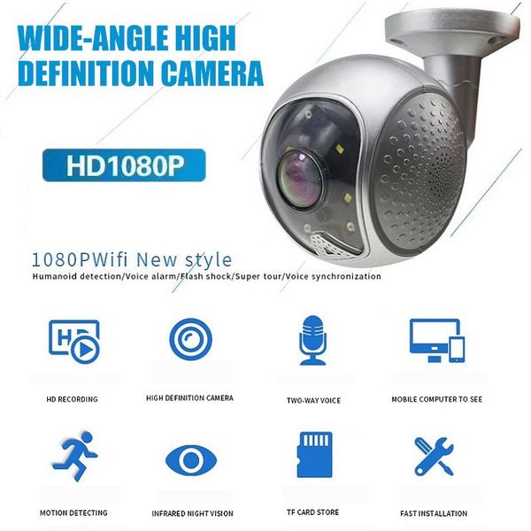 cameras ai network panoramic 1080p high definition acousto-optic alarm and electronic amplification wireless wifi intelligent camera
cameras ai network panoramic 1080p high definition acousto-optic alarm and electronic amplification wireless wifi intelligent camera