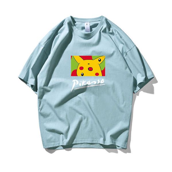 cartoon t shirt men short sleeve hip hop 100%cotton japanese anime streetwear t-shirt tees 210527, White;black
cartoon t shirt men short sleeve hip hop 100%cotton japanese anime streetwear t-shirt tees 210527, White;black