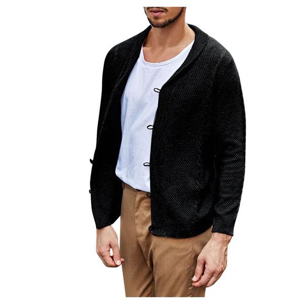 men's sweaters lapel knitted sweater vintage design print button cardigan 2021 autumn/winter fashion long sleeve coat, White;black
men's sweaters lapel knitted sweater vintage design print button cardigan 2021 autumn/winter fashion long sleeve coat, White;black