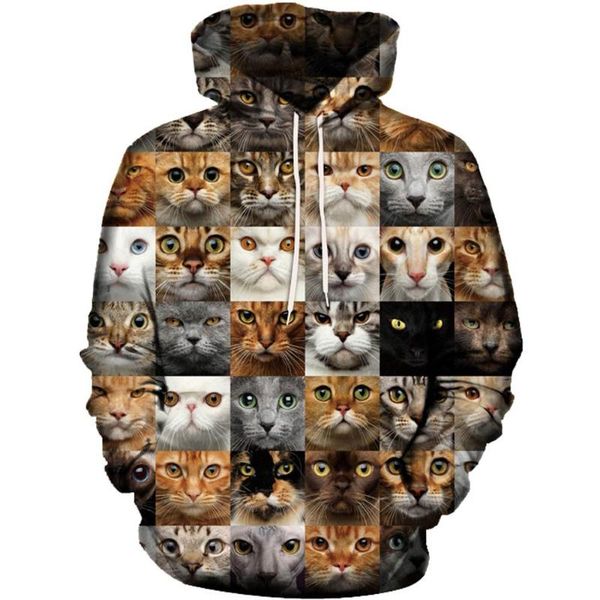 women's hoodies & sweatshirts couples 3d cat printed streetwear men women mode hooded sweatshirt long sleeve blouse f300430, Black
women's hoodies & sweatshirts couples 3d cat printed streetwear men women mode hooded sweatshirt long sleeve blouse f300430, Black