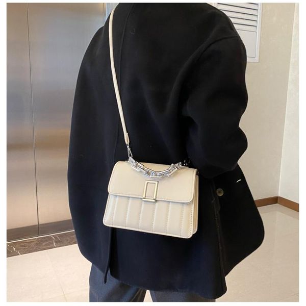 fashion texture chain small square bag 2021 western style thick female thin shoulder strap messenger cross body
fashion texture chain small square bag 2021 western style thick female thin shoulder strap messenger cross body