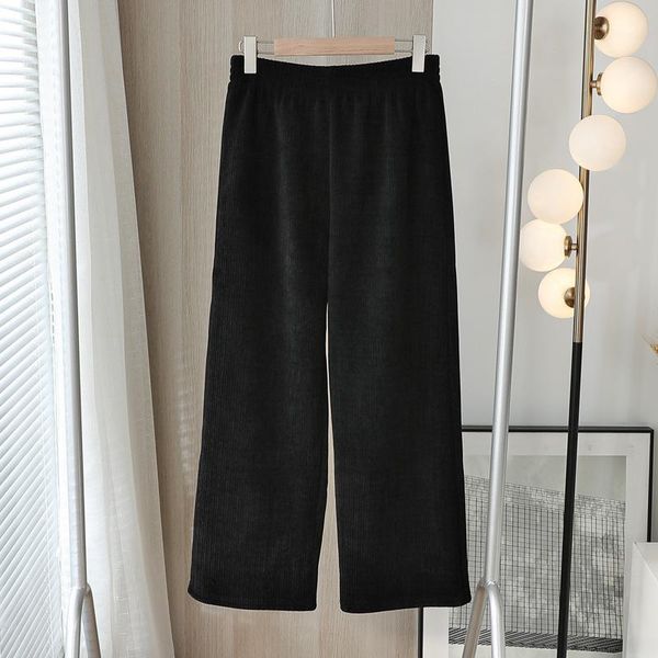 winter 2021 women's fleece home wide-leg pants autumn warmth loose sweatpants thick warm high-waisted thin straight trousers & capris, Black;white
winter 2021 women's fleece home wide-leg pants autumn warmth loose sweatpants thick warm high-waisted thin straight trousers & capris, Black;white