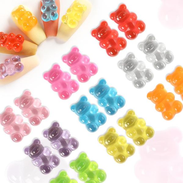nail art decorations 18pcs 3d kawaii crystal jelly small bear rhinestone for candy color nails accessories design rk140135, Silver;gold
nail art decorations 18pcs 3d kawaii crystal jelly small bear rhinestone for candy color nails accessories design rk140135, Silver;gold