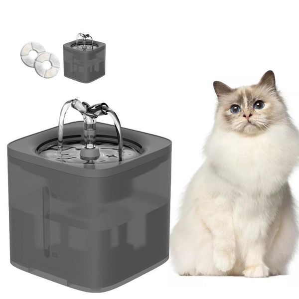 automatic pet cat 2l water fountain quiet flowing splashing feeder smart drinker for cats bowl kitten puppy bowls & feeders
automatic pet cat 2l water fountain quiet flowing splashing feeder smart drinker for cats bowl kitten puppy bowls & feeders