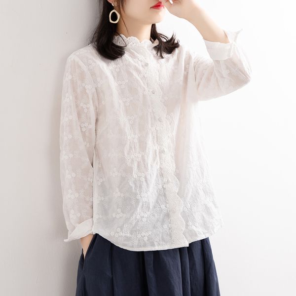 women's blouses & shirts lamtrip unique romantic floral embroidery cotton long sleeve white boutique shirt blouse 2021 spring vk00
women's blouses & shirts lamtrip unique romantic floral embroidery cotton long sleeve white boutique shirt blouse 2021 spring vk00