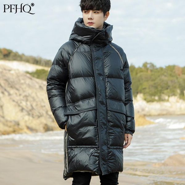 men's down & parkas pfhq 2021 fashion loose hooded zipper stitching mid-length parker thickened jacket autumn and winter 21d1862, Black
men's down & parkas pfhq 2021 fashion loose hooded zipper stitching mid-length parker thickened jacket autumn and winter 21d1862, Black