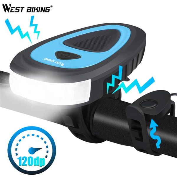 bike lights west biking 3 modes bicycle headlight 120db electric horn mtb bell accessories usb rechargeable cycling light
bike lights west biking 3 modes bicycle headlight 120db electric horn mtb bell accessories usb rechargeable cycling light