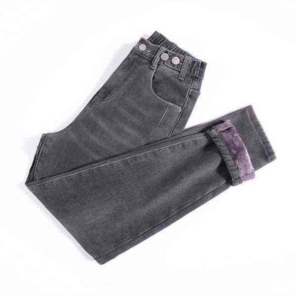 guuzyuviz winter velvet thick warm mom jeans high waist denim harem pants loose plus size korean casual 211129, Blue
guuzyuviz winter velvet thick warm mom jeans high waist denim harem pants loose plus size korean casual 211129, Blue
