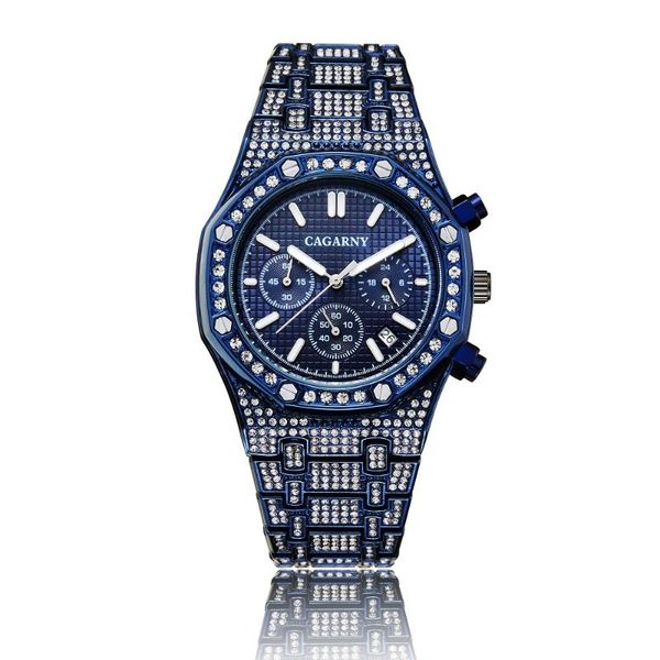 wristwatches fashipon blue stainless steel mens watches crystal male clock hip hop iced out quartz watch for men relogi, Slivery;brown
wristwatches fashipon blue stainless steel mens watches crystal male clock hip hop iced out quartz watch for men relogi, Slivery;brown
