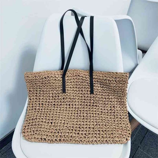 woven straw beach bags summer women handmade large capacity handbag bohemian travel female shopper shoulder bag casual tote 210902
woven straw beach bags summer women handmade large capacity handbag bohemian travel female shopper shoulder bag casual tote 210902