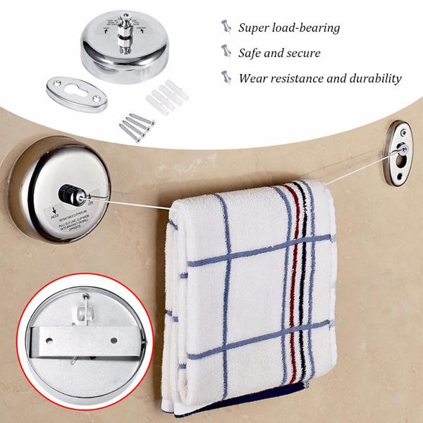 hangers & racks 1 set household clothes drying rack rope storage stainless steel clothesline tools
hangers & racks 1 set household clothes drying rack rope storage stainless steel clothesline tools