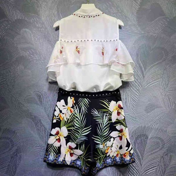 pants seqinyy women's ensemble will see spring fashion design track white beads ed with flowers printing shorts
pants seqinyy women's ensemble will see spring fashion design track white beads ed with flowers printing shorts