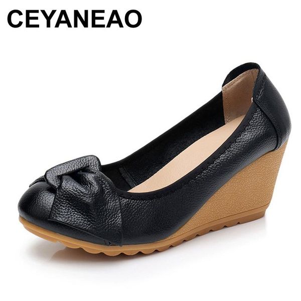 dress shoes ceyaneao elegant women wedge for wedding party lady genuine leather pumps woman high heels, Black
dress shoes ceyaneao elegant women wedge for wedding party lady genuine leather pumps woman high heels, Black
