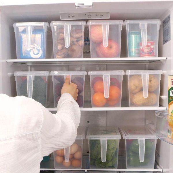 kitchen transparent storage box containers stackable dry refrigerator boxes bottles & jars
kitchen transparent storage box containers stackable dry refrigerator boxes bottles & jars