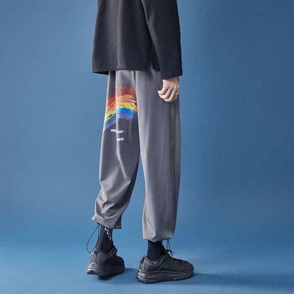 Men Casual Harem Pants Solid Print Ankle-Length Pockets Elastic Waist Loose Fashion Chic Streetwear Korean Style All-match Ins, Black
Men Casual Harem Pants Solid Print Ankle-Length Pockets Elastic Waist Loose Fashion Chic Streetwear Korean Style All-match Ins, Black