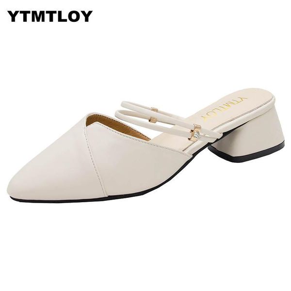 dress shoes party chic women mules slipper pointed toe block strap closed shallow high heels sandals black beige korean pumps
dress shoes party chic women mules slipper pointed toe block strap closed shallow high heels sandals black beige korean pumps