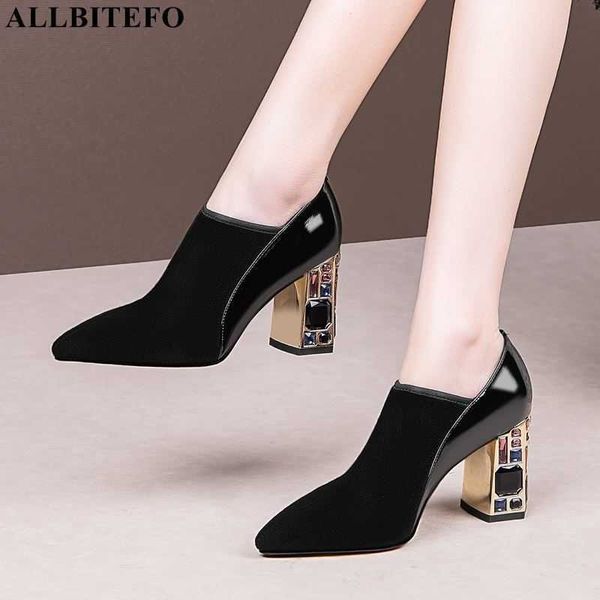 allbitefo size 34-42 colorful design flock + genuine leather women heels shoes fashion high heels club party shoes 210611, Black
allbitefo size 34-42 colorful design flock + genuine leather women heels shoes fashion high heels club party shoes 210611, Black