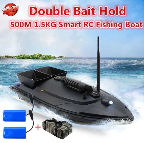 500m distance wireless control rc bait boat 1.5kg loading double hopper intelligent rc fishing nest boat with bag extra battery
500m distance wireless control rc bait boat 1.5kg loading double hopper intelligent rc fishing nest boat with bag extra battery