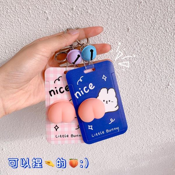card holders art blue creative busticker set personality decompression bus protection student meal id pendant, Brown;gray
card holders art blue creative busticker set personality decompression bus protection student meal id pendant, Brown;gray