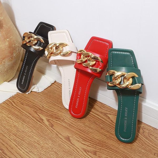 slippers women slipper sandals design gold chain mules shoes flat square head slides flip flop 2021 ytmtloy indoor zapato mujer house, Black
slippers women slipper sandals design gold chain mules shoes flat square head slides flip flop 2021 ytmtloy indoor zapato mujer house, Black