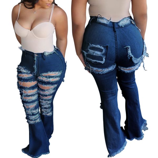 jean 5xl plus size women high-waist casual ripped tassel denim stretch slim hollow out street jeans lady flare pants, Blue
jean 5xl plus size women high-waist casual ripped tassel denim stretch slim hollow out street jeans lady flare pants, Blue