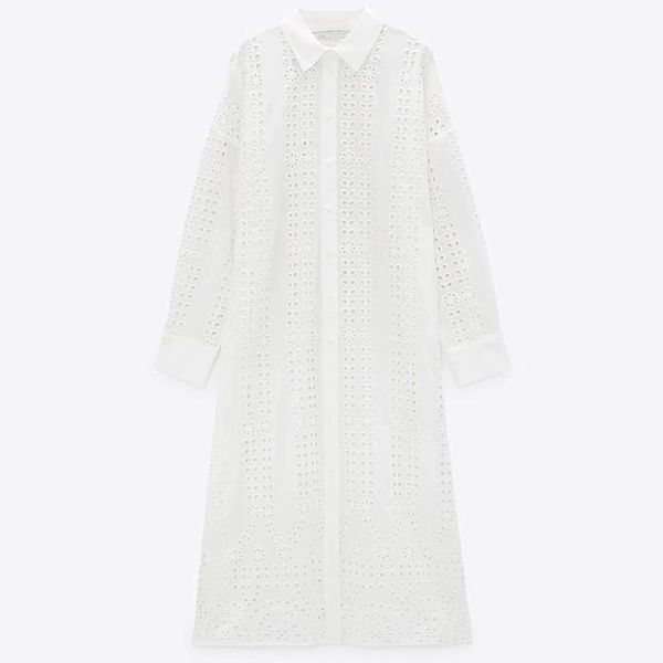 casual dresses zaahopop nice spring summer women white hollow shirt midi dress chic embroidery long sleeve beach ladies vestidos, Black;gray
casual dresses zaahopop nice spring summer women white hollow shirt midi dress chic embroidery long sleeve beach ladies vestidos, Black;gray