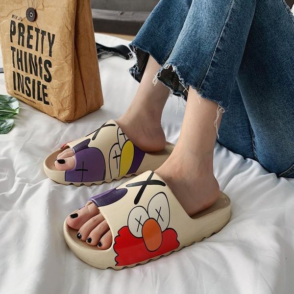 women anime pattern slippers outdoor flip flops summer beach sandals fashion fish mouth printed women's non-slip slides, Black
women anime pattern slippers outdoor flip flops summer beach sandals fashion fish mouth printed women's non-slip slides, Black