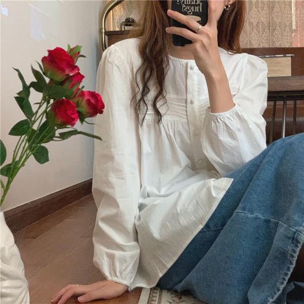 women's blouses & shirts s-xl oversize women spring femme casual shirt long sleeve cotton girls blouse plus size blusas autumn, White
women's blouses & shirts s-xl oversize women spring femme casual shirt long sleeve cotton girls blouse plus size blusas autumn, White
