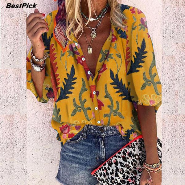 2021 new women chiffon blouses casual leaf printed shirts elegant v neck vintage holiday style long sleeve fashion blusas, White
2021 new women chiffon blouses casual leaf printed shirts elegant v neck vintage holiday style long sleeve fashion blusas, White