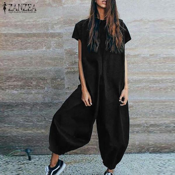 women's jumpsuits & rompers zanzea womens jumpsuit ladies solid long playsuits lantern pants combinaison mujer elegant macacao feminino, Black;white
women's jumpsuits & rompers zanzea womens jumpsuit ladies solid long playsuits lantern pants combinaison mujer elegant macacao feminino, Black;white