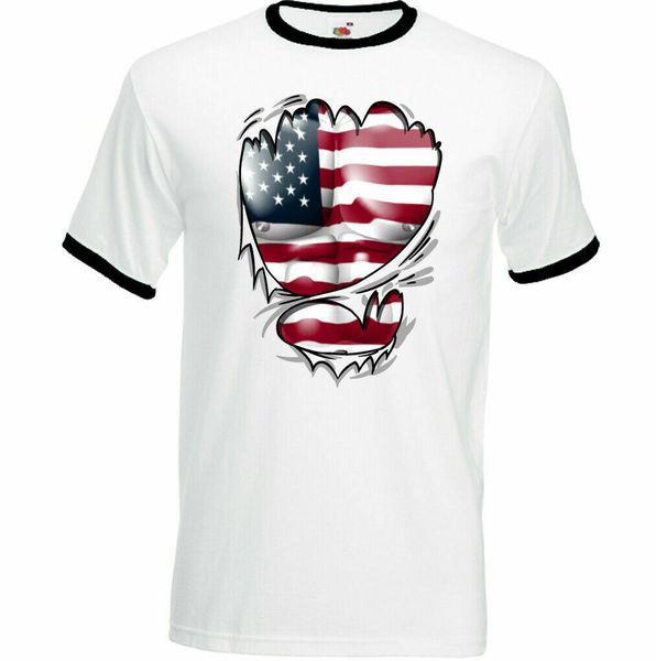 usa flag torn effect mens american t-shirt stars and stripes independence, White;black
usa flag torn effect mens american t-shirt stars and stripes independence, White;black