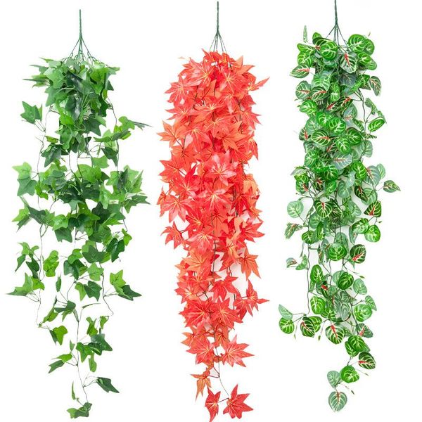 decorative flowers & wreaths 1pc110 cm green rayon hanging leaf plant wreath vine diy home party wedding garden decoration bathroom outdoor
decorative flowers & wreaths 1pc110 cm green rayon hanging leaf plant wreath vine diy home party wedding garden decoration bathroom outdoor