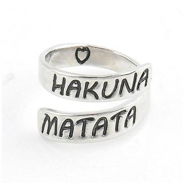 cluster rings 1pcs open finger ring women fashion stylish punk heart letter "hakuan matata" twist jewelry gift, Golden;silver
cluster rings 1pcs open finger ring women fashion stylish punk heart letter "hakuan matata" twist jewelry gift, Golden;silver